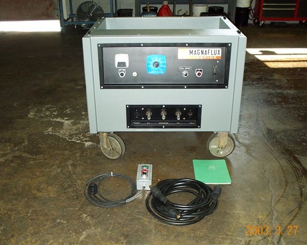 WEEKLY RENTAL P-500 4000 amp ac/hwdc machine with demag, cables, prods ...